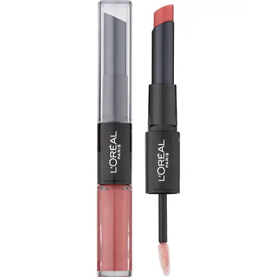 L’Oreal Paris Infallible 2 Step Lipstick TOUJOURS - TEABERRY & Incessant Russet • £6.99