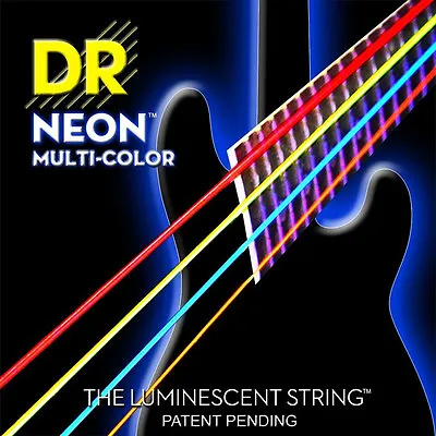 DR NMCB6-30 Neon Multi-Color Bass Guitar 6-String Set 30-125 Multi Color • $42.99