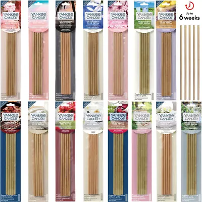 Yankee Candle Pre-Fragranced Reed Diffuser Refill Sticks 5 Count  1Pack • £14.99