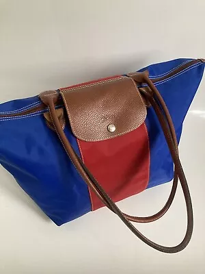 Longchamp Le Pliage My Club Bag - Unusual  Two Tone Colours (2018) - Foldable • £50