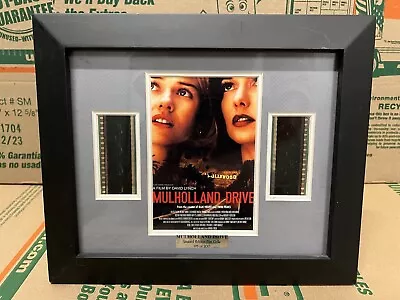 David Lynch Film Cell Framed Mini Poster Limited With COA Mulholland Drive • $174.99