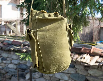 1970's Military Canvas Vintage Messenger Soviet Army Distressed Crossbody Bag • $15.99