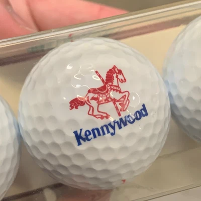 $24.95 • Buy Vintage 1993 KENNYWOOD Amusement Park Carousel Horse Golf Balls - New Old Stock