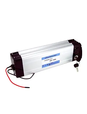 48V 10Ah E Bike Lithium-ion Battery Complete With 3 HOUR Lithium Charger • £166.79