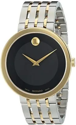 Movado Esperanza Black Museum Dial Two-Tone Men's Analog Watch 0607058 • $519