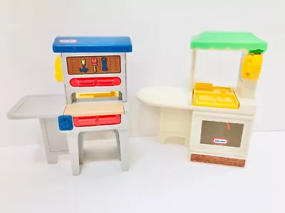 Little Tikes Place Tool Bench Party Kitchen Miniatures Lot Vintage Dollhouse Fur • $32.78