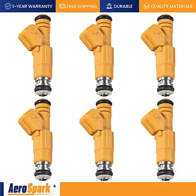 Set Of 6 Upgrade Fuel Injectors For Volvo 850 S90 S70 960 0280155746 • $38.99