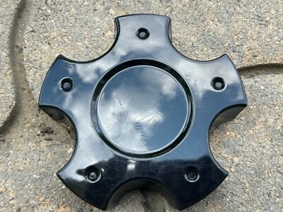 $19.97 • Buy Fits Chevy Corvette Custom Wheel Center Cap Gloss Black Finish C6z06