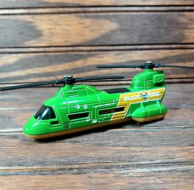 Vintage Mattel Matchbox Wildlife Rescue Transport Helicopter 2001 Shinook Helo • $5