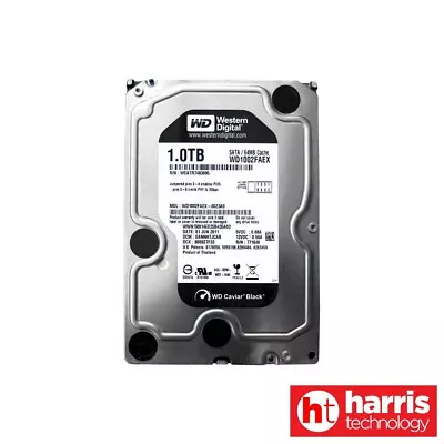 (USED) Western Digital 3.5  1TB SATA Hard Drive (WD1002FAEX-00Z3A0) • $37