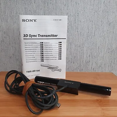 £9.99 • Buy Genuine SONY TMR-BR100 3D Sync Transmitter For SONY BRAVIA GLASSES 3D Ready TV