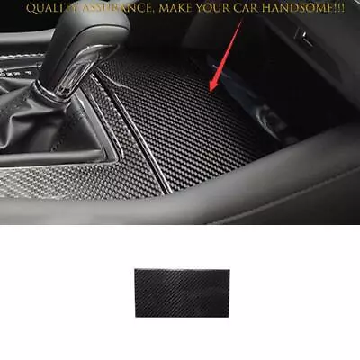 For Mazda 3 Axela 2019-2024 Real Carbon Fiber Center Console Water Cup Panel 1PC • $21