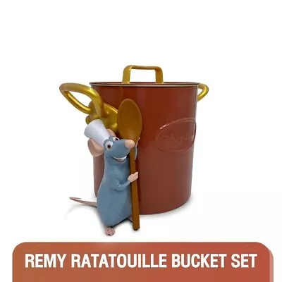 Disney Pixar Remy Ratatouille Adventure Chef Hat Movie Theater Popcorn Bucket  • $149