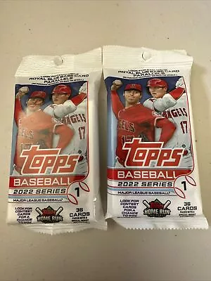 2022 Topps Baseball MLB Series 1 Fat Pack Value Pack 36 Cards | Lot Of 2 | • $19.99