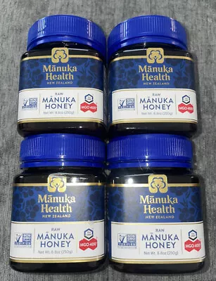 4 Manuka Honey MGO 400 + Raw Manuka Health 100% Pure New Zealand 8.8 Oz Exp 2026 • $104.99