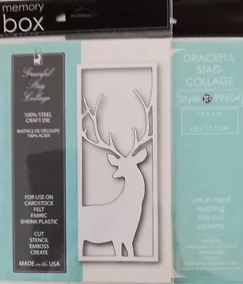Memory Box Graceful Stag Collage Die 99604  NEW • £12.99