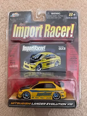 Jada Toys 1:64 Scale Die Cast Import Racer #23 Mitsubishi Lancer Evo 8 • $39.95