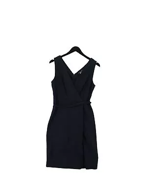 Laura Clement Women's Midi Dress UK 10 Blue Cotton • £10