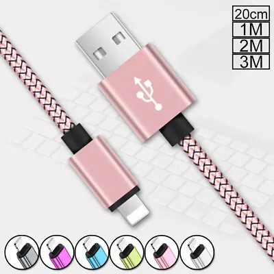 6ft 10ft USB Fast Charging Charger Cable For IPhone X XR 6 7 8 14 13 12 11 Cord • $6.96