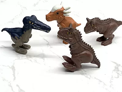 4 X Dinosaur Figures Jurassic Park Happy Meal Toy 2020 Mcdonalds • $15.99