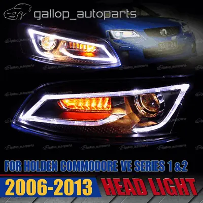 Holden VE Commodore Series 1 & 2 LED DRL Headlights Sequential Indicator Blinker • $587.55