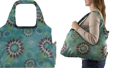  Vita Solstice Collection Reusable Shopping/Tote Grocery Bag Aqua Dandelion • $26.53