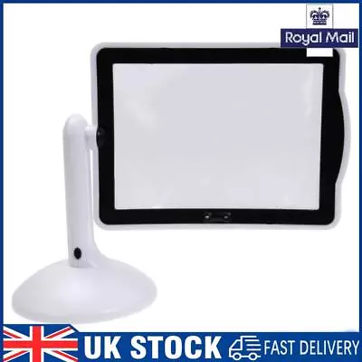 3X 180° Rotatable Illuminated Magnifier Portable Table Magnifier For Older Read • £8.69