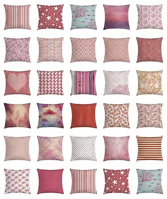 Coral Throw Pillow Cases Cushion Covers Home Decor 8 Sizes Ambesonne • $19.99
