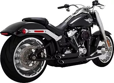 Vance & Hines Shortshots Staggered Matte Black Exhaust System (47335) • $899.99