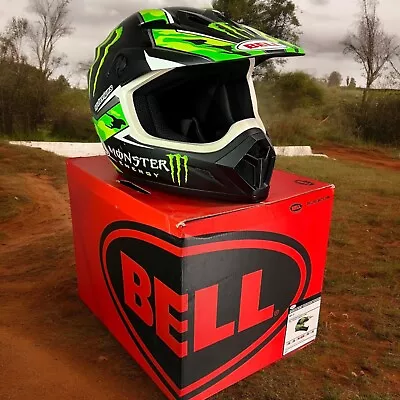 Bell MX-9 Monster Energy PRO CIRCUIT Motocross HELMET  Large Green Camo • $349