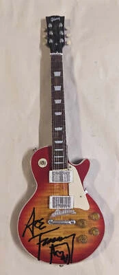 £151.63 • Buy KISS ACE FREHLEY Signed AXE HEAVEN Miniature LES PAUL GUITAR Autograph