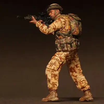 1/35 Resin Model Kit Modern British Soldier In Afghanistan Unpainted • $11.91