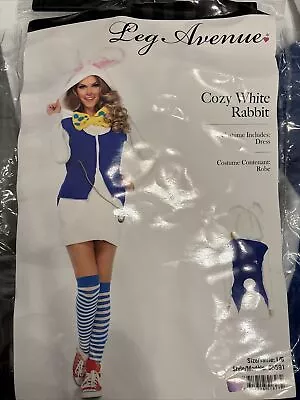 Leg Avenue Costume Cozy White Rabbit  Large Dress Only No Stockings • $18