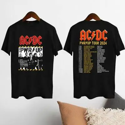 Rock Band AC/DC Tour 2024 Shirt AC/DC Pwr Up World Tour 2024 Shirt • £27