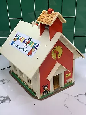 1971 Vintage Fisher Price School House 923 Little People • $23.25