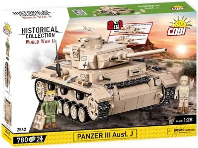 Cobi 2562 - Historical Collection - World War II - Tank III Ausf. J - New • $100.15