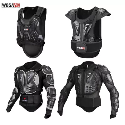 WOSAWE Armored Motorcycle Vest Chest Protector Jacket Ski Snowboard Racing Gear • $33.40