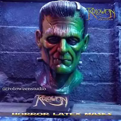 $450.50 • Buy Frankenstein Boris Karloff  Latex Mask-special Edition Painting 