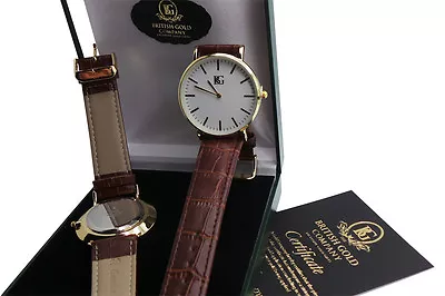 Freemason Personalised Gents Genuine Leather Watch FREE Masonic Custom Engraving • £26.95