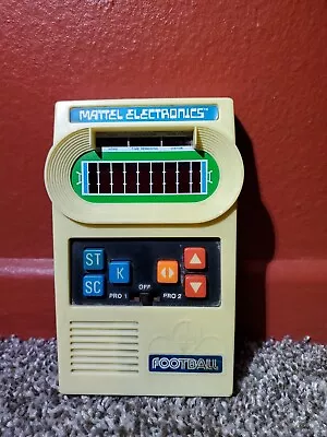 Mattel Electronic Football Handheld Game Vintage Nostalgia Gaming 1977 • $48
