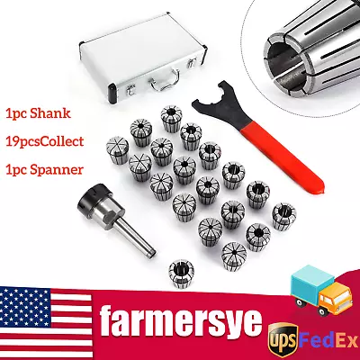 MT2 ER32 M10 Spring Collet Chuck Set Morse Taper &Spanner Shank For CNC Millling • $70