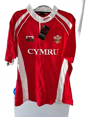 Kids Unisex Welsh Cymru Rugby Shirt Size 12-18 Months • £25.99