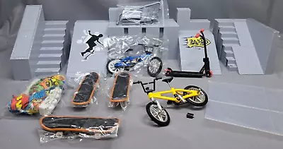 Fingerboard Skate Park Skateboard Mini Board Finger Ramps Toy Ultimate Trick • $25