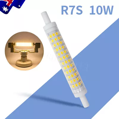 10W 118mm R7S LED Flood Light Bulb 2835 SMD Warm White Replacement Halogen Lamps • $11.98