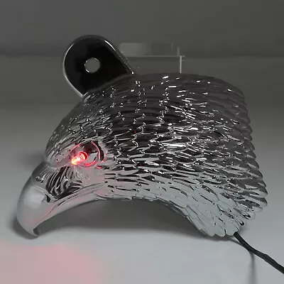 $32.39 • Buy Chrome Eagle Horn Cover W/ LED For 92-20 Harley  Cowbell  And All V-rod's