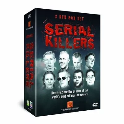 History Channel Serial Killers 8 DVD Box Set Region 2 (UK & EU) - New & Sealed • £16.99