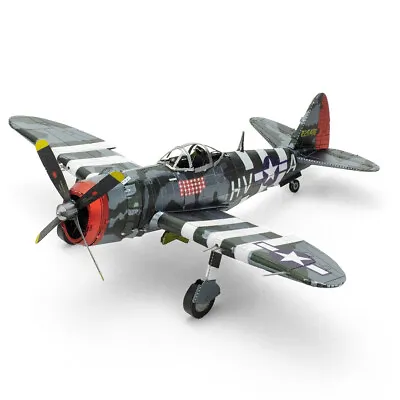 Fascinations Metal Earth P-47 THUNDERBOLT WWII Fighter Aircraft 3D Model Kit • $12.95