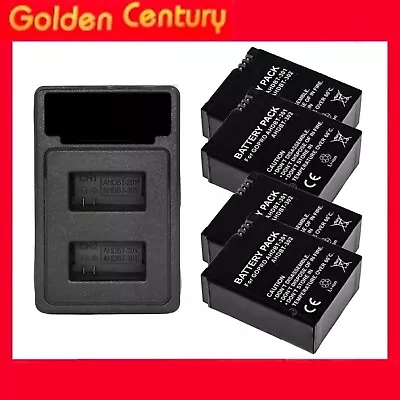 4x For GoPro Hero3 Hero3+ Hero 3 3+ Battery + Dual Charger For Go Pro AHDBT-301 • $54.95