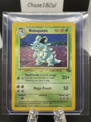 $0.99 • Buy Nidoqueen 7/64 Holo Rare Pokemon Card Jungle Set NM Near Mint