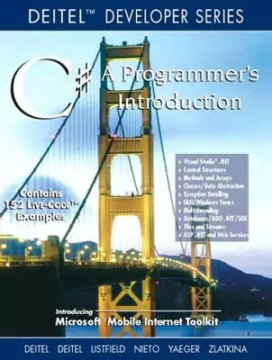 C# A Programmer's Introduction By Deitel Harvey M. • $8.31